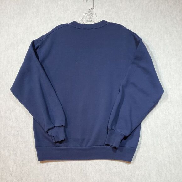 JERZEES Sweatshirt Womens Large Blue Dancing Ballet Crew Neck Pullover Vintage - Picture 7 of 8